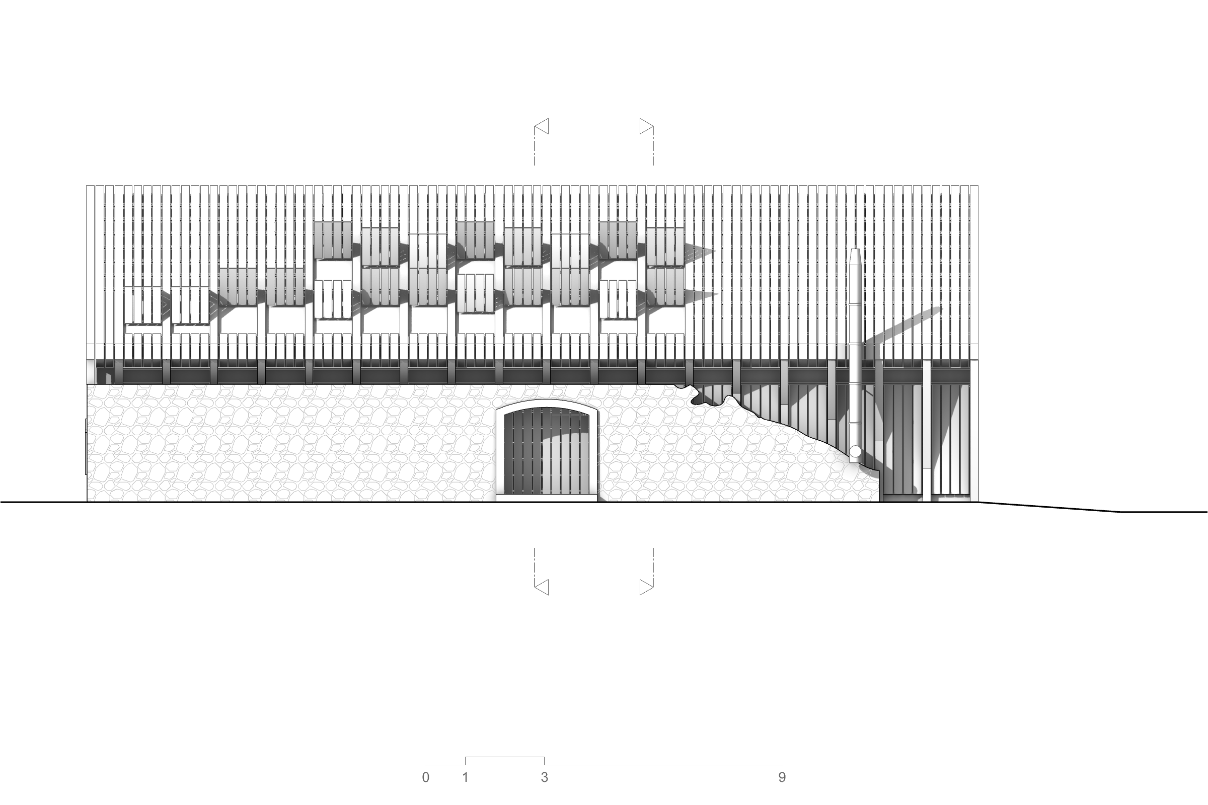 The Tea Barn — Elevation