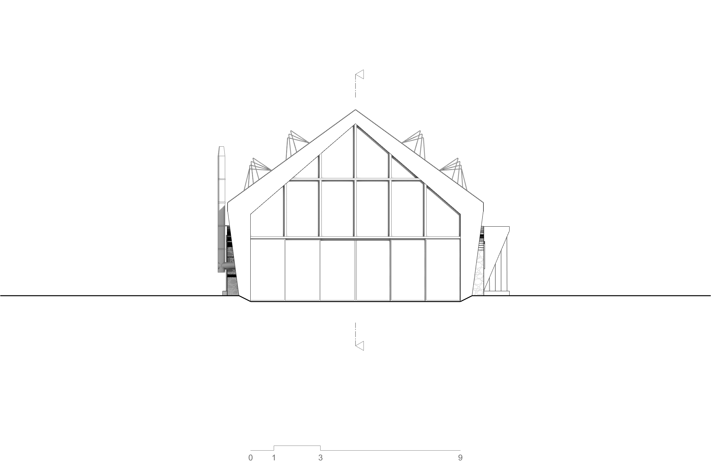 The Tea Barn — Elevation