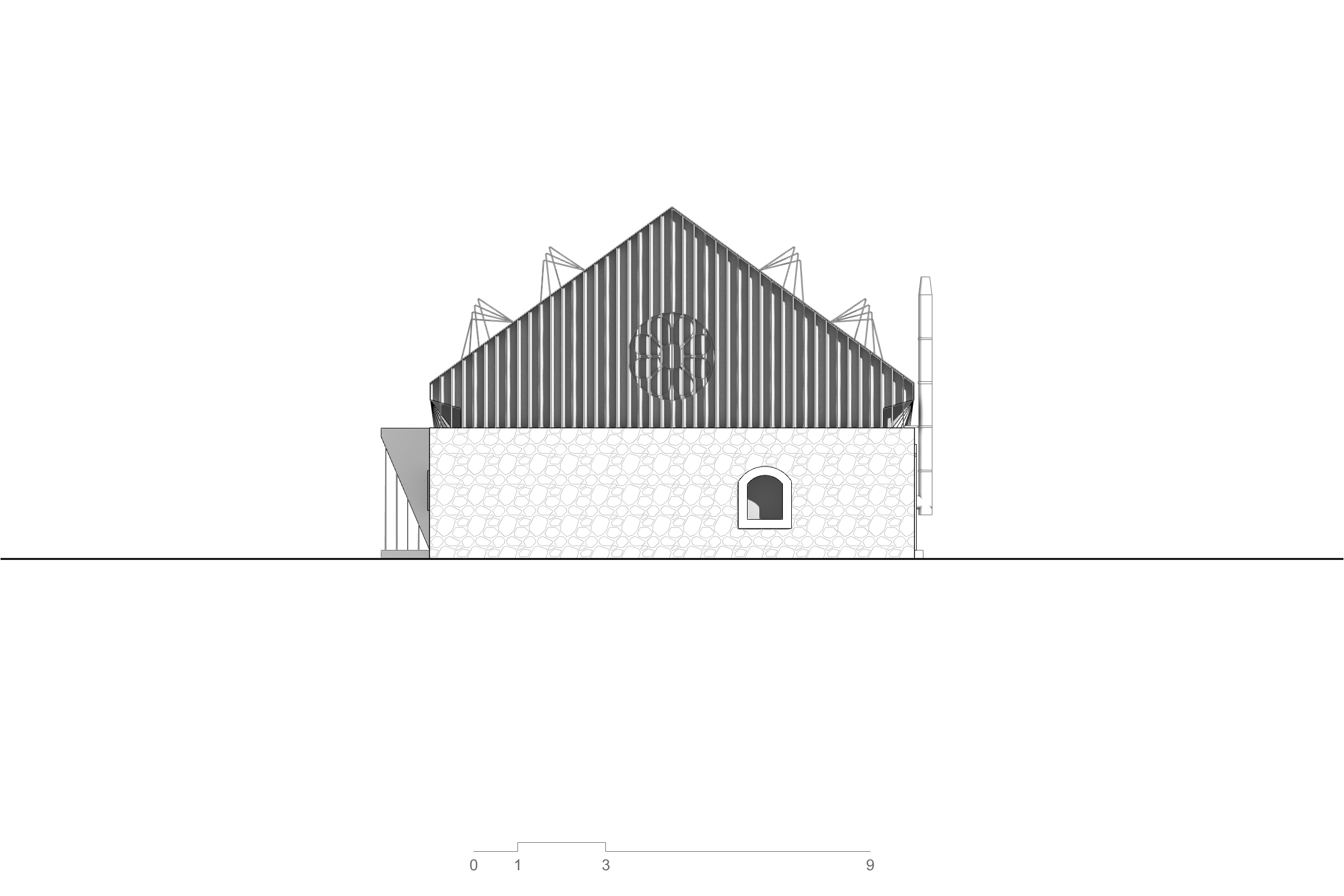 The Tea Barn — Elevation