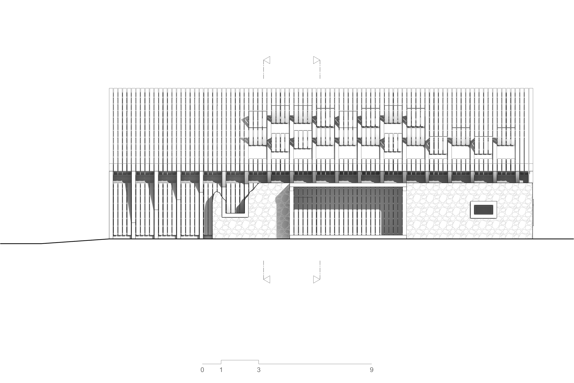 The Tea Barn — Elevation